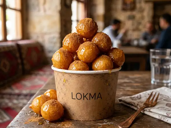 Bardakta şerbetli hayır lokması